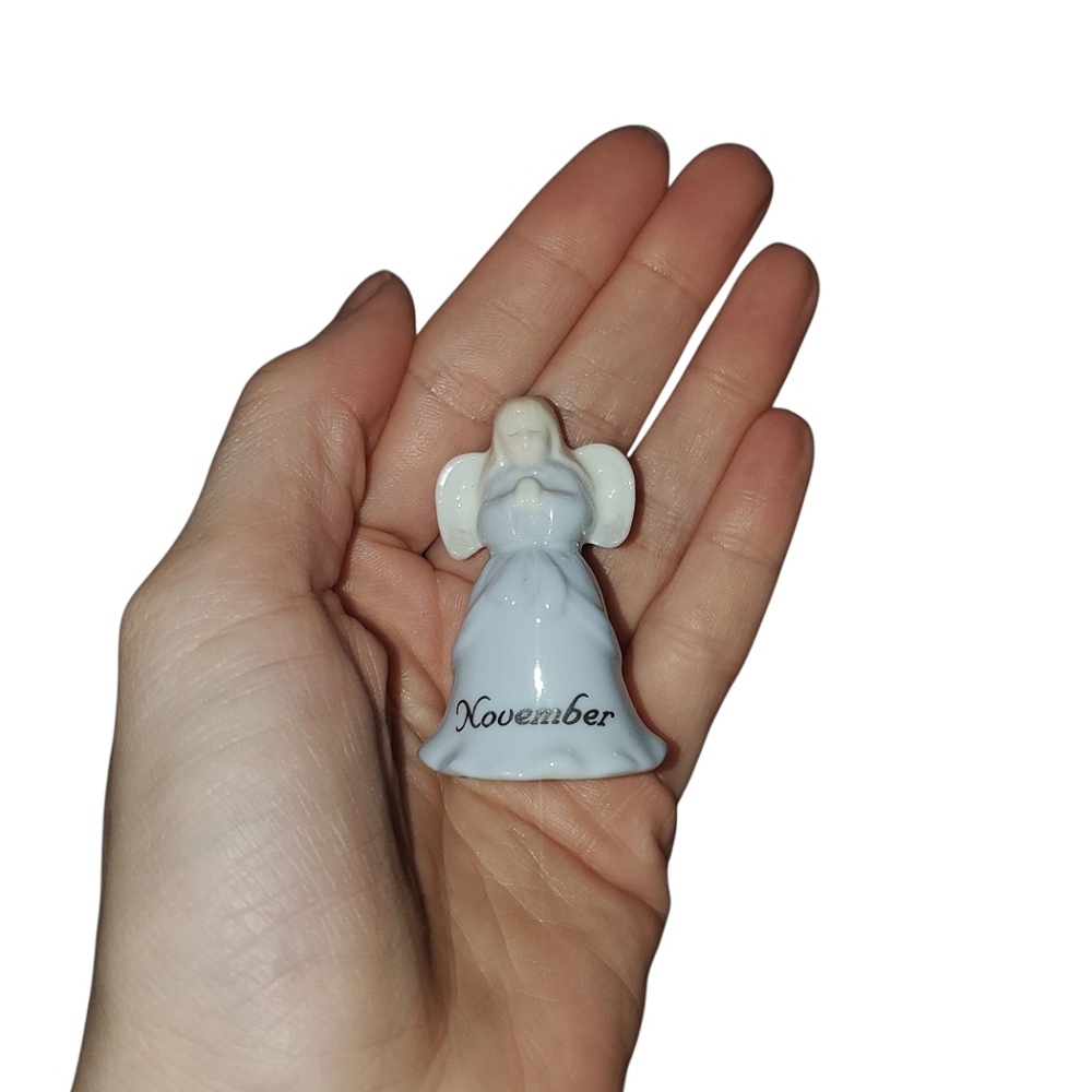 Vintage Mini November Angel Bell